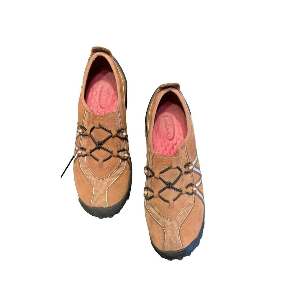 Privo by Clarks 75332 Women's Size 7 Brown Suede Leather Slip On Comfort